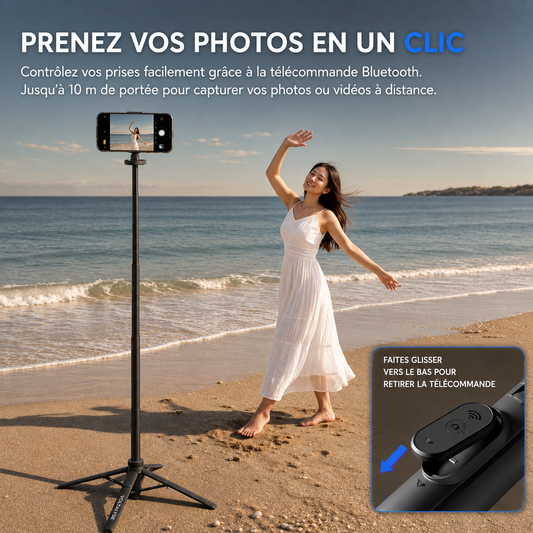 MAGNOVA 360™ - Trépied magnétique multifonction pour smartphone