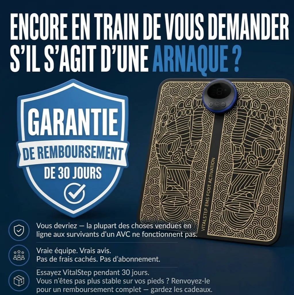 VITALSTEP™ – Le Massage EMS qui Réveille et Soulage vos Pieds