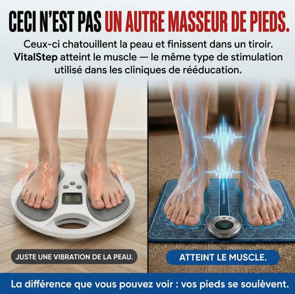 VITALSTEP™ – Le Massage EMS qui Réveille et Soulage vos Pieds