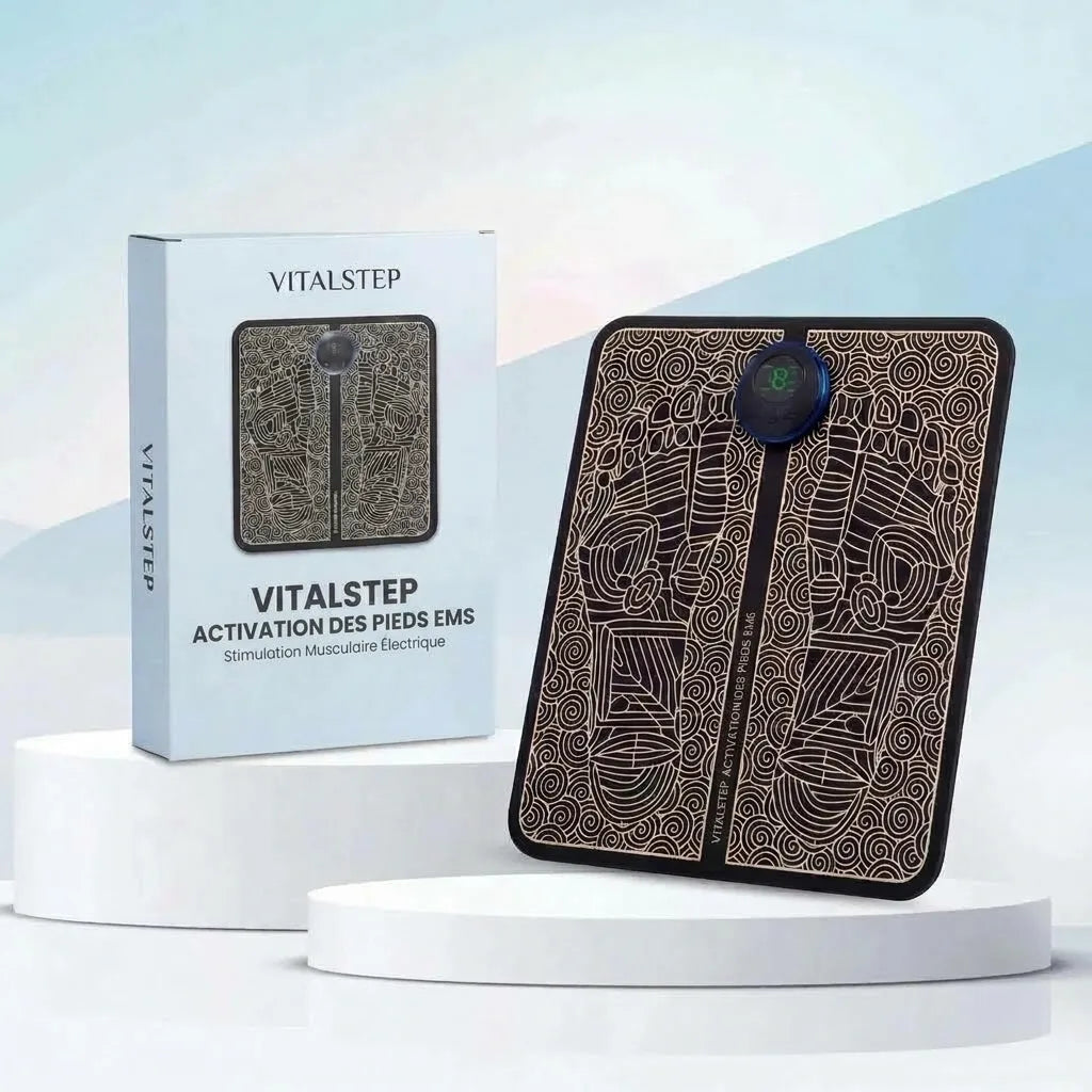 VITALSTEP™ – Le Massage EMS qui Réveille et Soulage vos Pieds