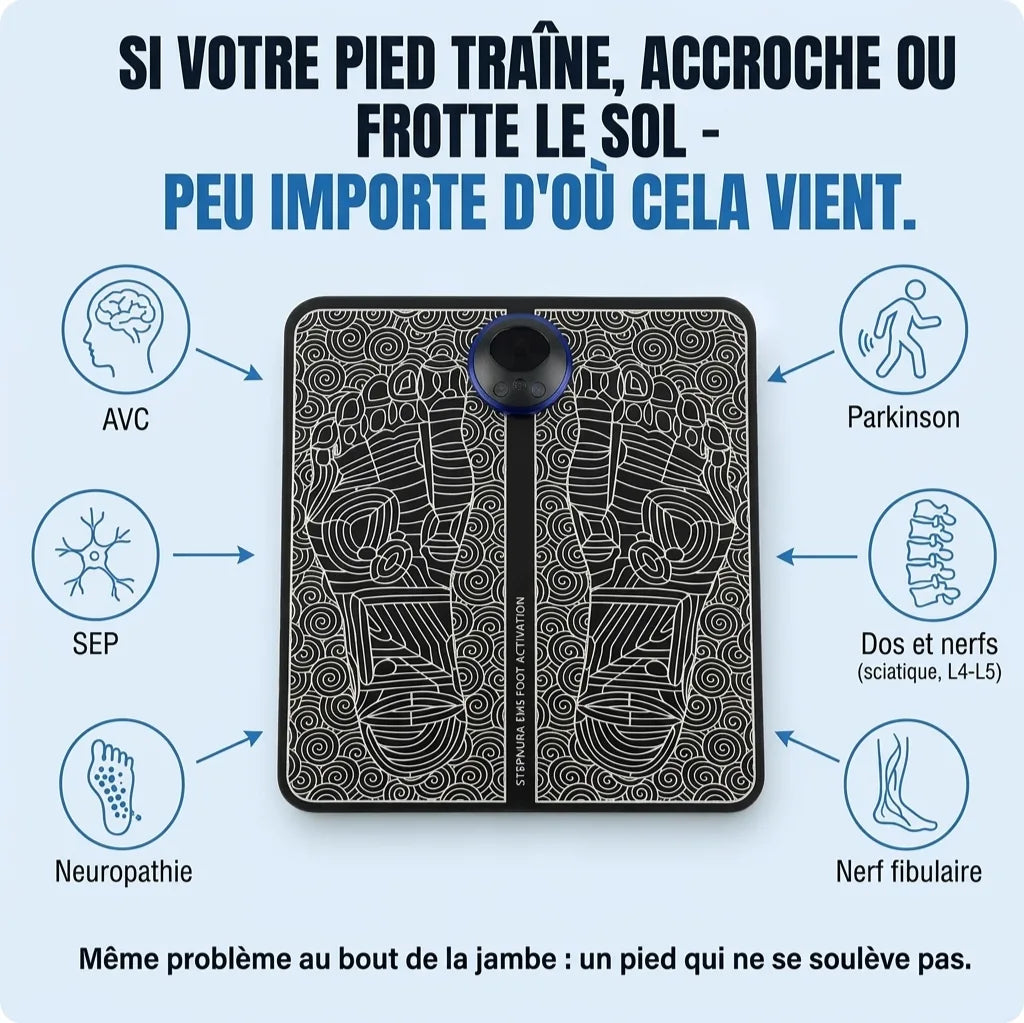 VITALSTEP™ – Le Massage EMS qui Réveille et Soulage vos Pieds