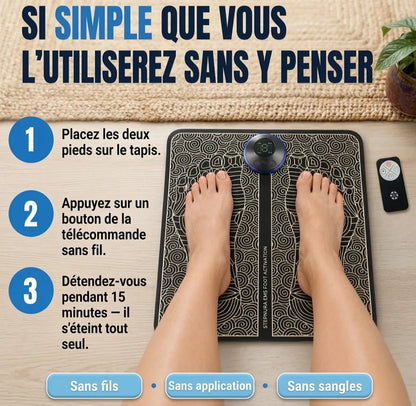 VITALSTEP™ – Le Massage EMS qui Réveille et Soulage vos Pieds
