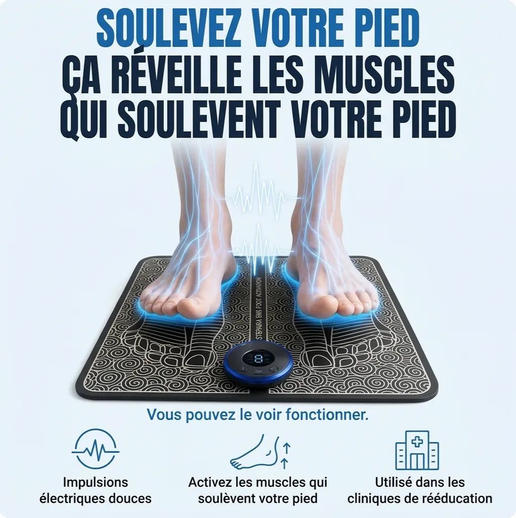VITALSTEP™ – Le Massage EMS qui Réveille et Soulage vos Pieds
