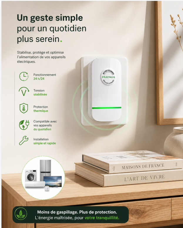 Adaptateur électrique intelligent économiseur d'énergie