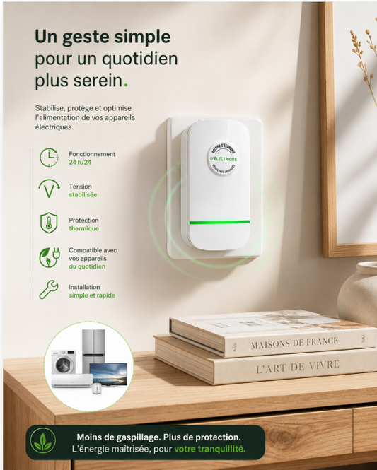Adaptateur électrique intelligent économiseur d'énergie
