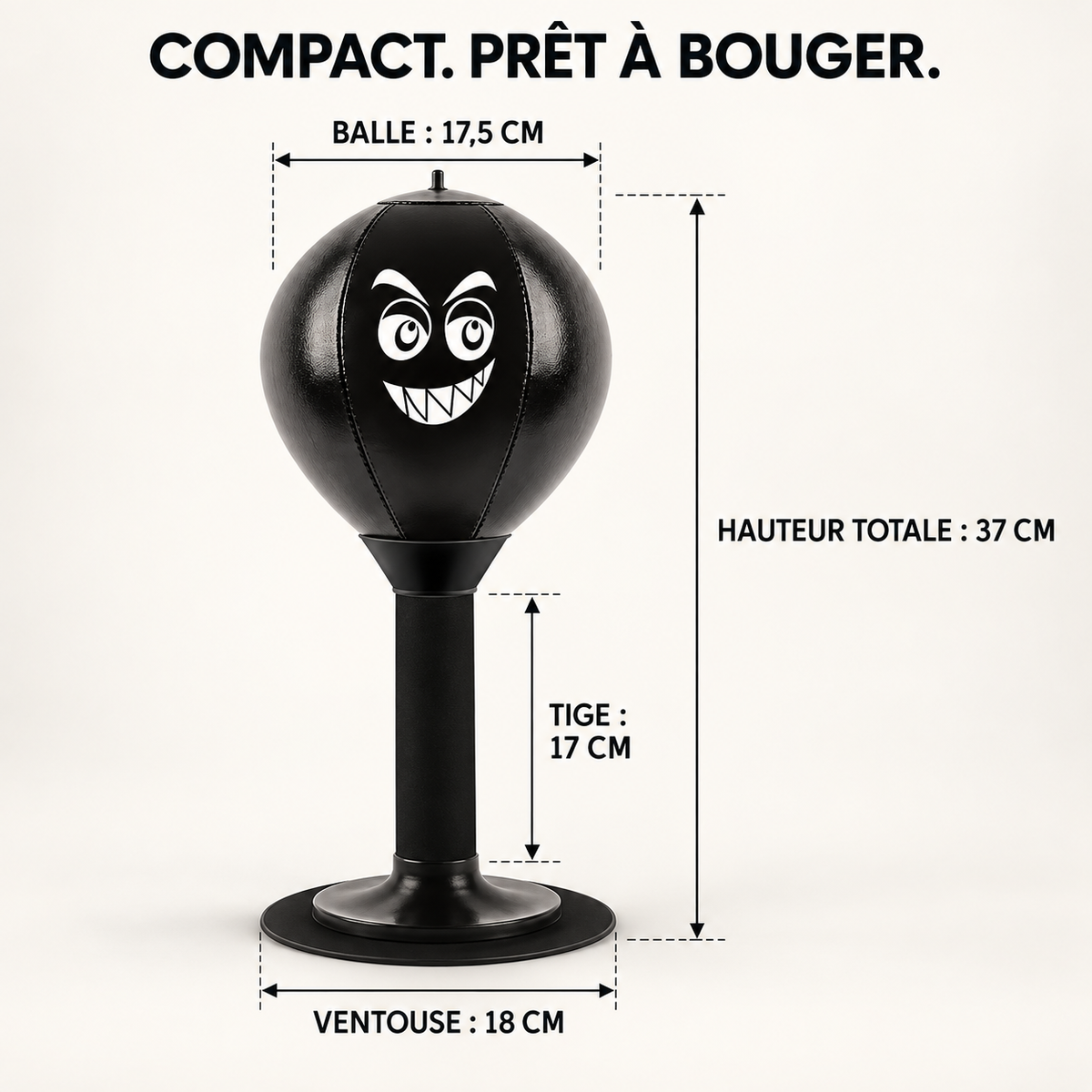 PUNCHYGO™ – Punching-ball à ventouse pour enfant