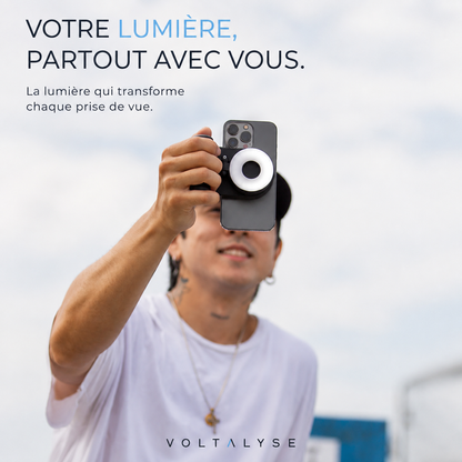 Lampe magnétique pour téléphone LUMÉA™ 3 en 1