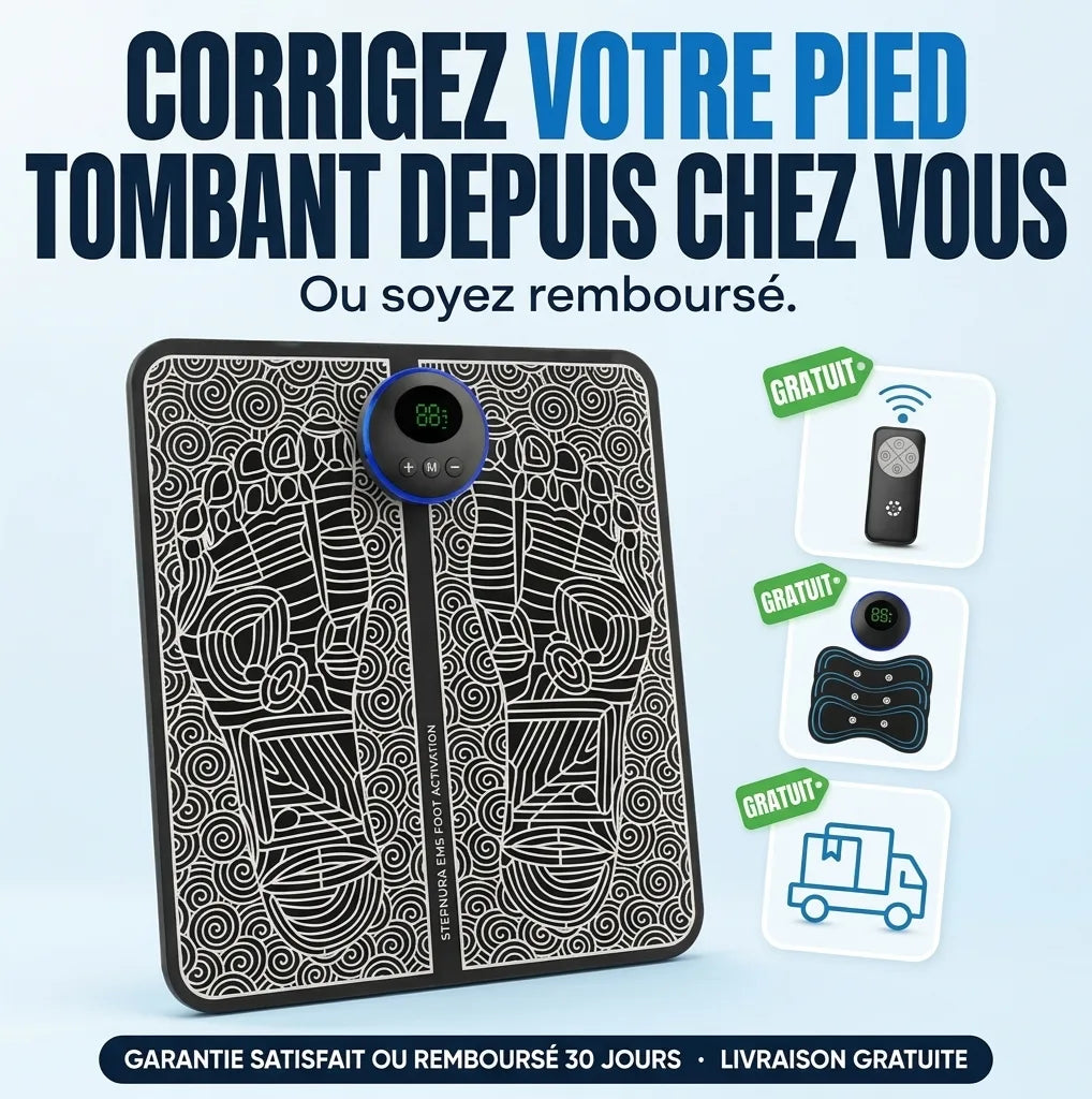 VITALSTEP™ – Le Massage EMS qui Réveille et Soulage vos Pieds